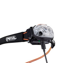 Linterna frontal Petzl Swift RL 1200 lúmenes Black Orange Tiempo de carga: 5 h