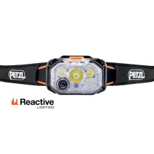 Linterna frontal Petzl Swift RL 1200 lúmenes Black Orange tecnología REACTIVE LIGHTING