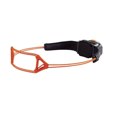 Linterna frontal Petzl Swift RL 1200 lúmenes Black Orange ultrapotente y recargable, con cinta ultrafina