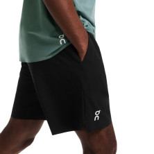 Pantalón corto On Running 7" Court Shorts hombre Black  bolsillos de malla de fácil acceso