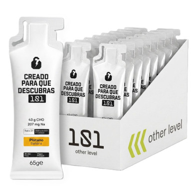 Gel energético 101 Other Level UNLOCK plátano, 65 g caja