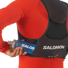 Chaleco Salomon SLAB PULSAR 3 +2 Soft Flask Black White ajuste perfecto y sin rebotes