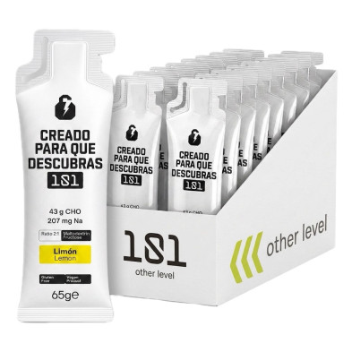 Gel energético 101 Other Level UNLOCK limón, 65 g, caja