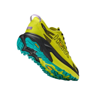 Zapatillas Hoka Mafate 5 Hombre Black Hoka Citrus con espuma de doble densidad