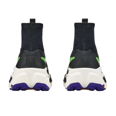 Zapatillas Hoka Tecton X 4 hombre Black Neon Green con polaina de punto integrada