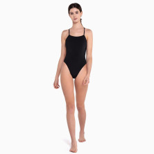 Bañador de natación Turbo Sirene Comfort mujer negro