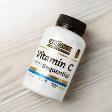 Crown Sport Nutrition Cápsulas con Vitamina C
de liberación sostenida