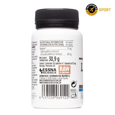 Lactoferrin 200 crown nutrition 60 cápsulas para reforzar el sistema inmunológico