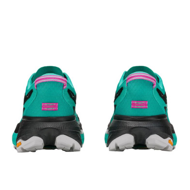 Zapatillas Hoka Mafate 5 Mujer Black Electric Aqua estructura Active Foot Frame