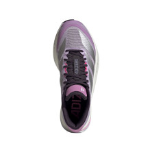 Zapatillas Adidas Adizero Boston 13 Mujer Powder Plum Silver Met Shock Pink lengueta mejorada
