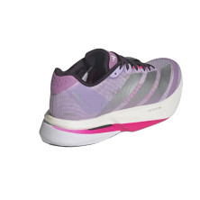 Zapatillas Adidas Adizero Boston 13 Mujer Powder Plum Silver Met Shock Pink talones drop 6 mm