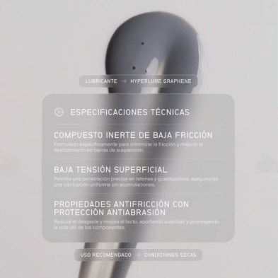 Lubricante cera Grezzy+ Hyperlube Graphene 30ml especificaciones técnicas