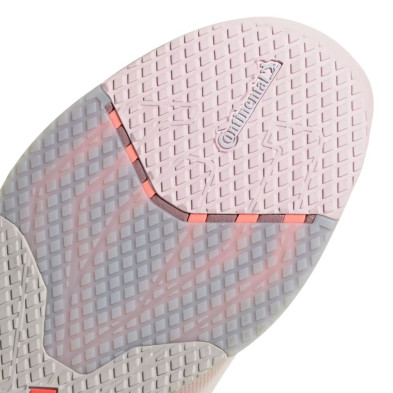 Zapatillas entrenamiento Adidas Dropset 4 Mujer Distilled Pink/ Zero Metalic/ Solar Turbo suela continental
