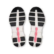 Zapatillas On Running Cloud X Tempo mujer Ivory Camellia Suela de goma para mayor tracción en movimientos laterales