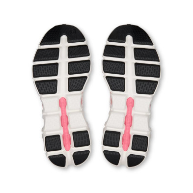 Zapatillas On Running Cloud X Tempo mujer Ivory Camellia Suela de goma para mayor tracción en movimientos laterales