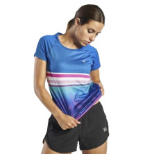 Camiseta manga corta Crest azul mujer Sport HG