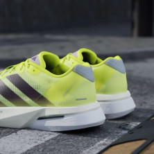 Zapatillas Adidas Adizero Boston 13 Hombre Solar Yellow Aurora Plum Powder Plum mediasuela lightstrike
