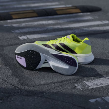 Zapatillas Adidas Adizero Boston 13 Hombre Solar Yellow Aurora Plum Powder Plum  suela lighttraxion Continental