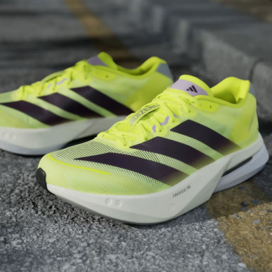Zapatillas Adidas Adizero Boston 13 Hombre Solar Yellow Aurora Plum Powder Plum la boston renovada