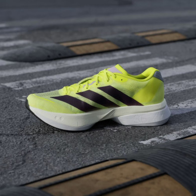 Zapatillas Adidas Adizero Boston 13 Hombre amarillo lila