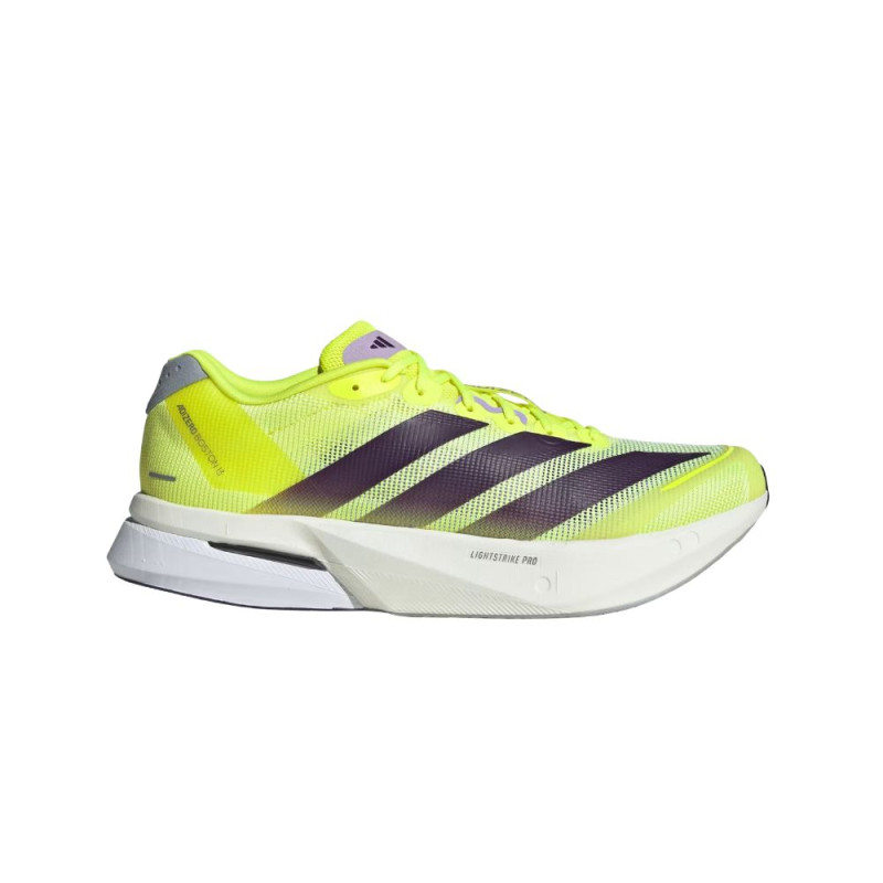 Zapatillas Adidas Adizero Boston 13 Hombre Solar Yellow Aurora Plum Powder Plum