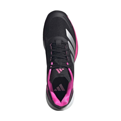 Zapatillas Adidas Defiant Speed 2 Core Black Silver Metal atado con cordones y upper transpirable