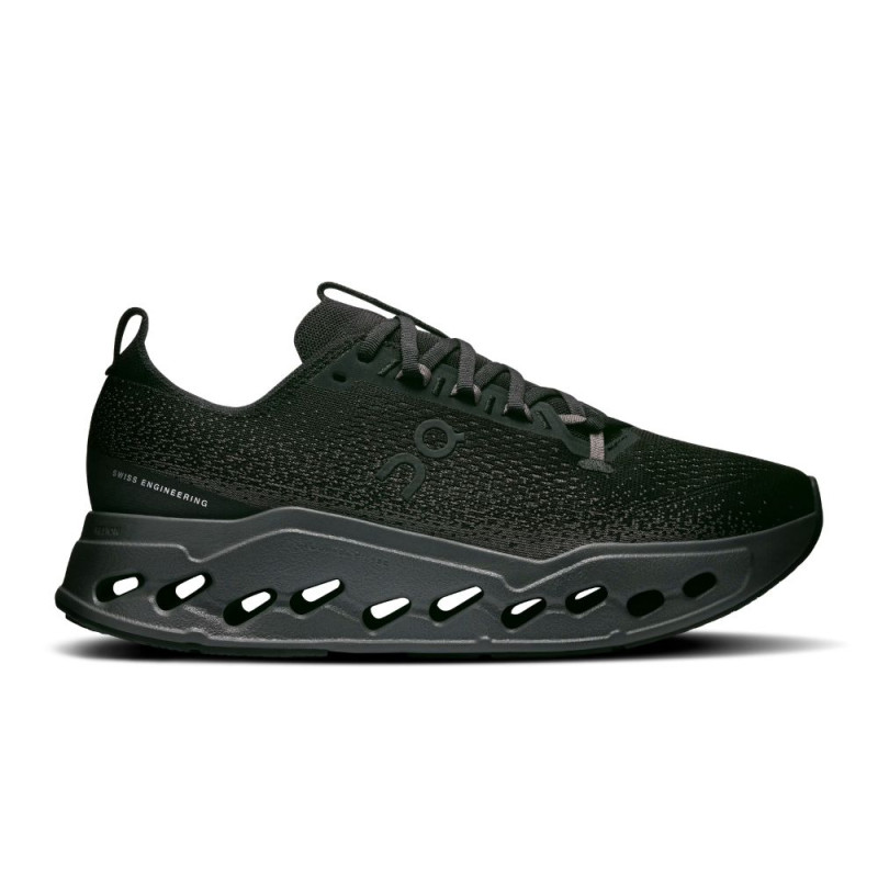 Zapatillas On Running Cloudsurfer Max wide Hombre Black Eclipse