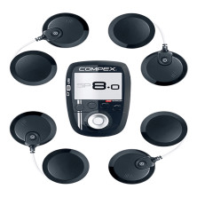 electroestimulador Compex SP 8.0 electrodos