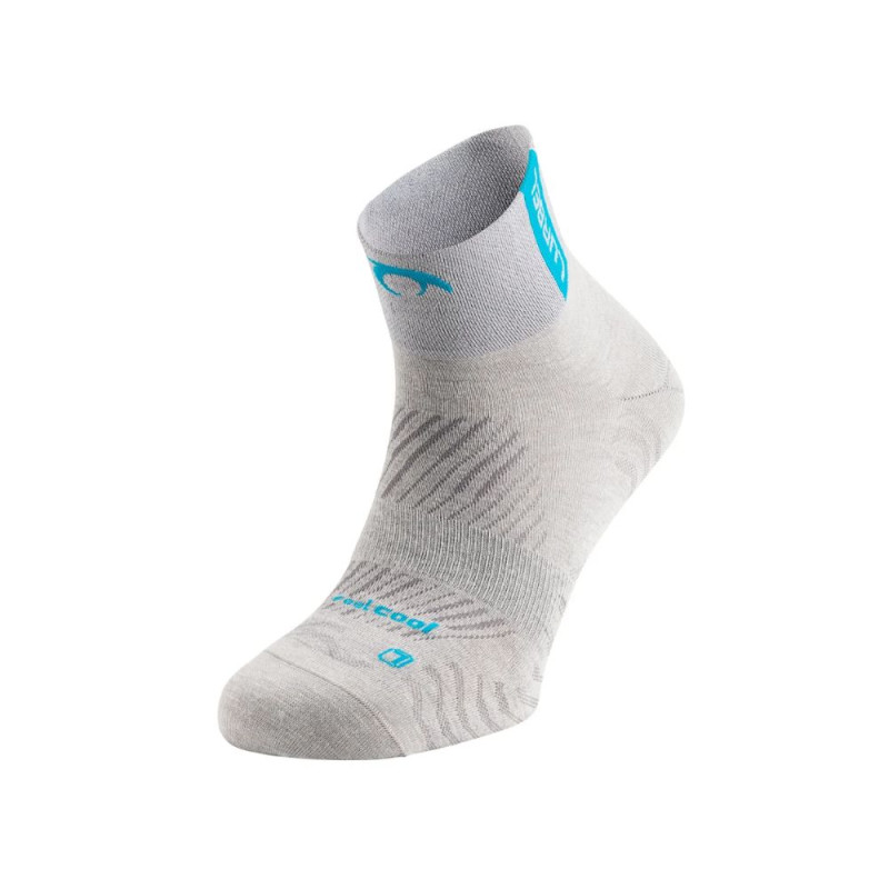 Calcetines Lurbel Race Three Gris hielo/ Turquesa
