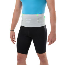 Cinturón de trail Compressport Free Belt Pro Gray Violet/ Neon Green