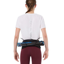 Cinturón de running NNormal Trail Run Belt Black  Sistema de sujeción para bastones