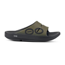 Sandalias Oofos Recovery Ooahh Sport Tactical Green