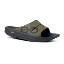Sandalias Oofos Recovery Ooahh Sport Tactical Green