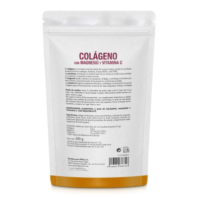 Ana Maria la Justicia Colágeno con Magnesio 350 gr Fresa AMJ con vitamina C para sintetizar el colageno