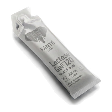 Gel energético Fanté Gel 120 Lactosa Neutro 30 gramos de carbohidratos por unidad