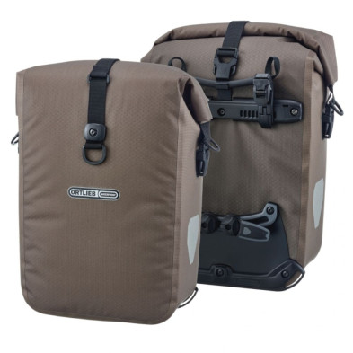 Alforjas Ortlieb Gravel Pack QL2.2 par 29L marrón