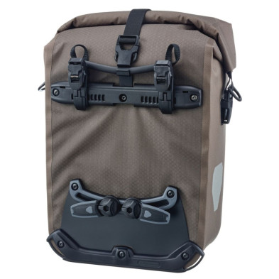 Alforjas Ortlieb Gravel Pack QL2.2 par 29L marrón trasera