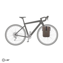 Alforjas Ortlieb Gravel Pack QL2.2 par 29L en bici