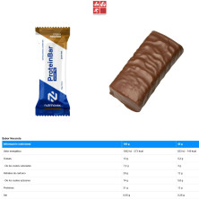 Barrita Proteinbar Nutrinovex Choco Nocciola tabla nutricional