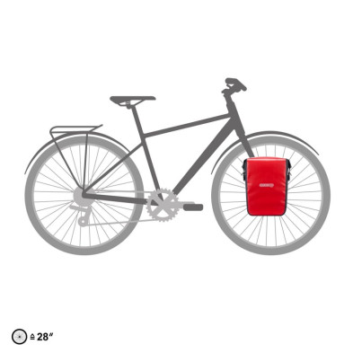 Alforja SportsRoller Core individual 14.5L QL2.1 en bici