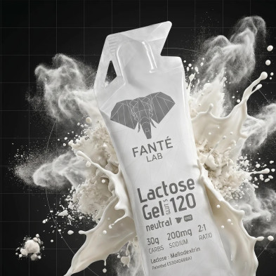 Gel energético Fanté Gel 120 Lactosa Neutro textura liquida con ligera sensación arenosa