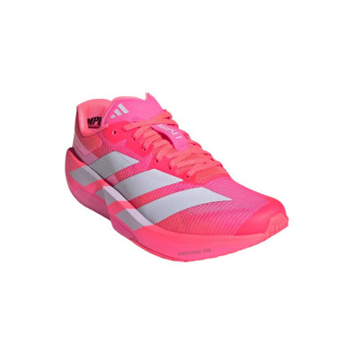 Zapatillas Adidas Adizero Dropset Pro mujer Solar Turbo Frozen Purple  Lucid Pink  superligera con amortiguación