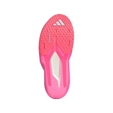 Zapatillas Adidas Adizero Dropset Pro mujer Solar Turbo Frozen Purple Lucid Pink suela de caucho continental