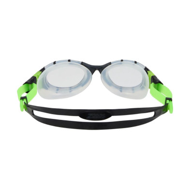 Gafas de natacion Zoggs Predator Flex Regular negro verde Clear Lens máxima comodidad y claridad