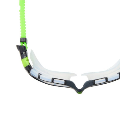 Gafas de natacion Zoggs Predator Flex Regular Black Green Clear Lens advanced ultra fit aporta montura más suave y cómoda