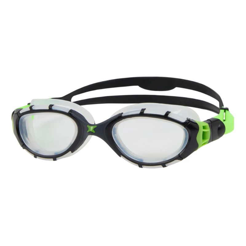 Gafas de natacion Zoggs Predator Flex Regular Black Green Clear Lens