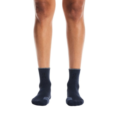 Calcetines On Running Performance Run Sock Mid Navy Navy transpirables