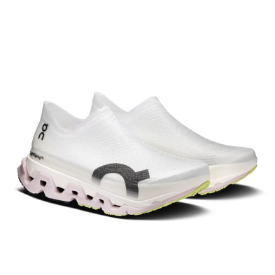 Zapatillas On Running LightSpray Cloudmonster 3 Hyper unisex Lily Limelight upper sin cordones y sin costuras