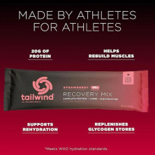 Stick Tailwind Recovery Mix 60g Strawberry made by athletes for atheltes