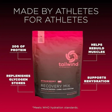 Tailwind Recovery Mix 1200g fresa made by athletes for athletes